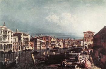 米歇爾 馬裡斯奇 The Grand Canal at San Geremia